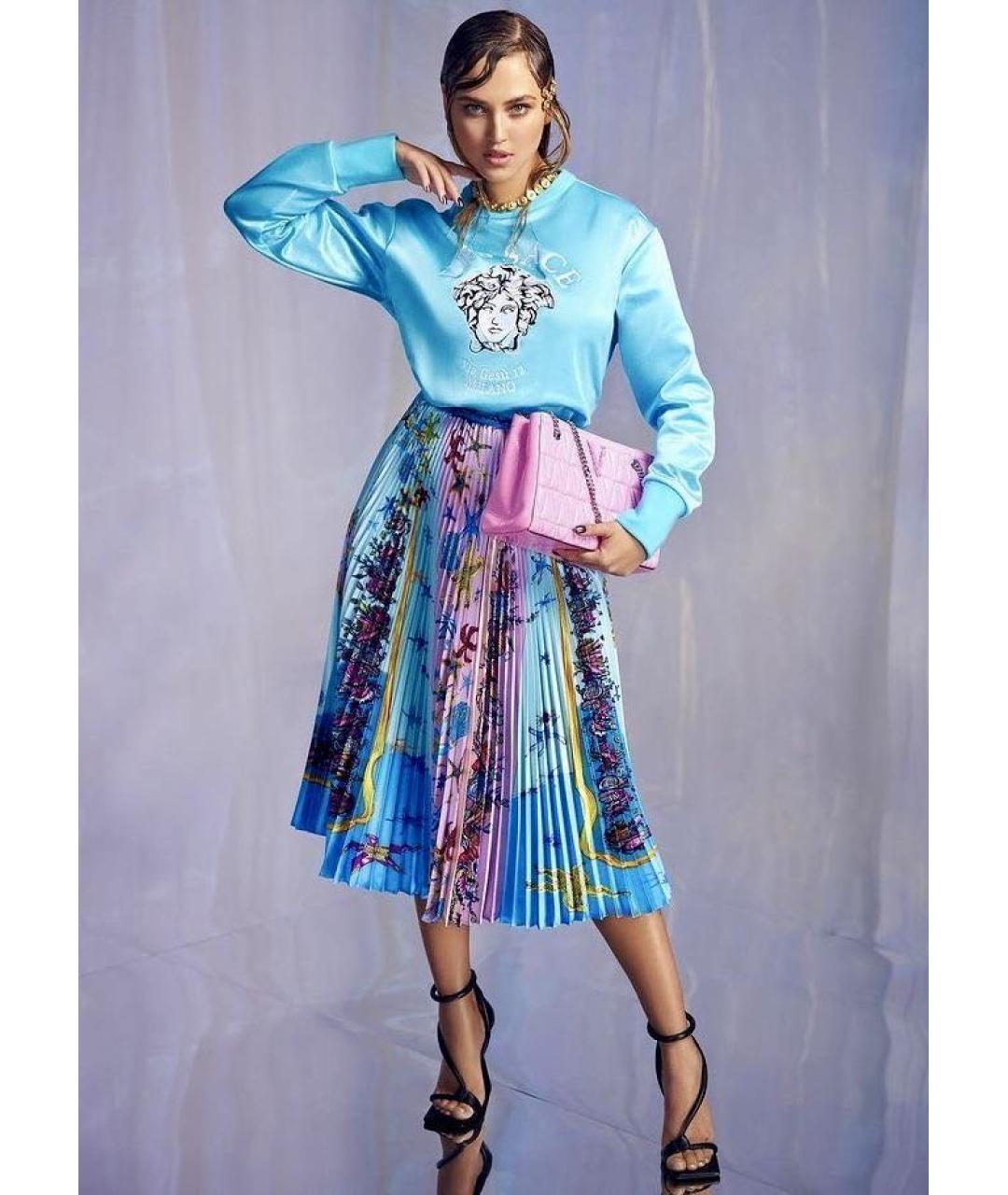 VERSACE Юбка миди, фото 8