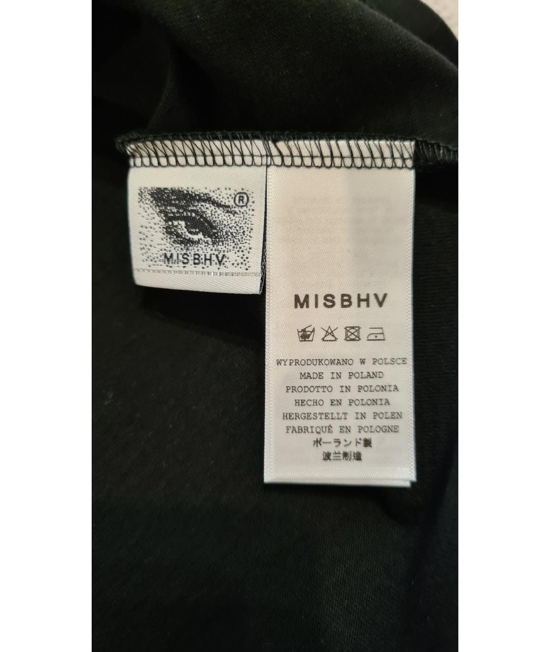 MISBHV Черная хлопковая футболка, фото 7