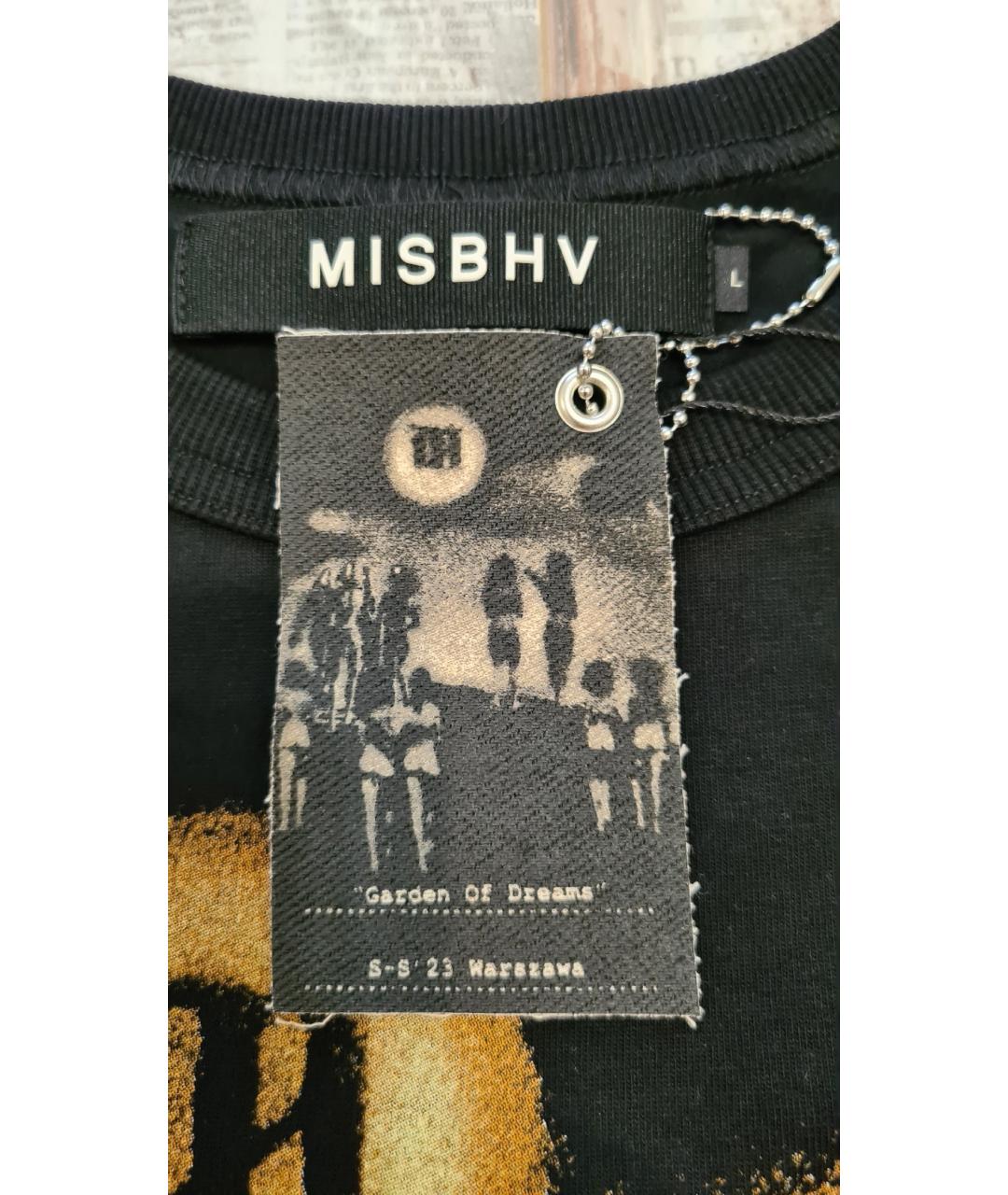 MISBHV Черная хлопковая футболка, фото 6