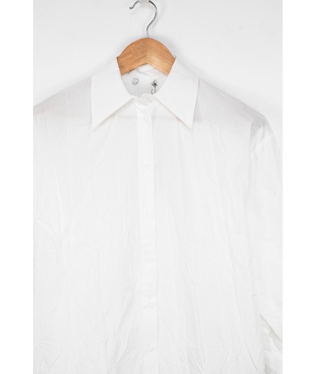 PESERICO Белая хлопковая рубашка, фото 3