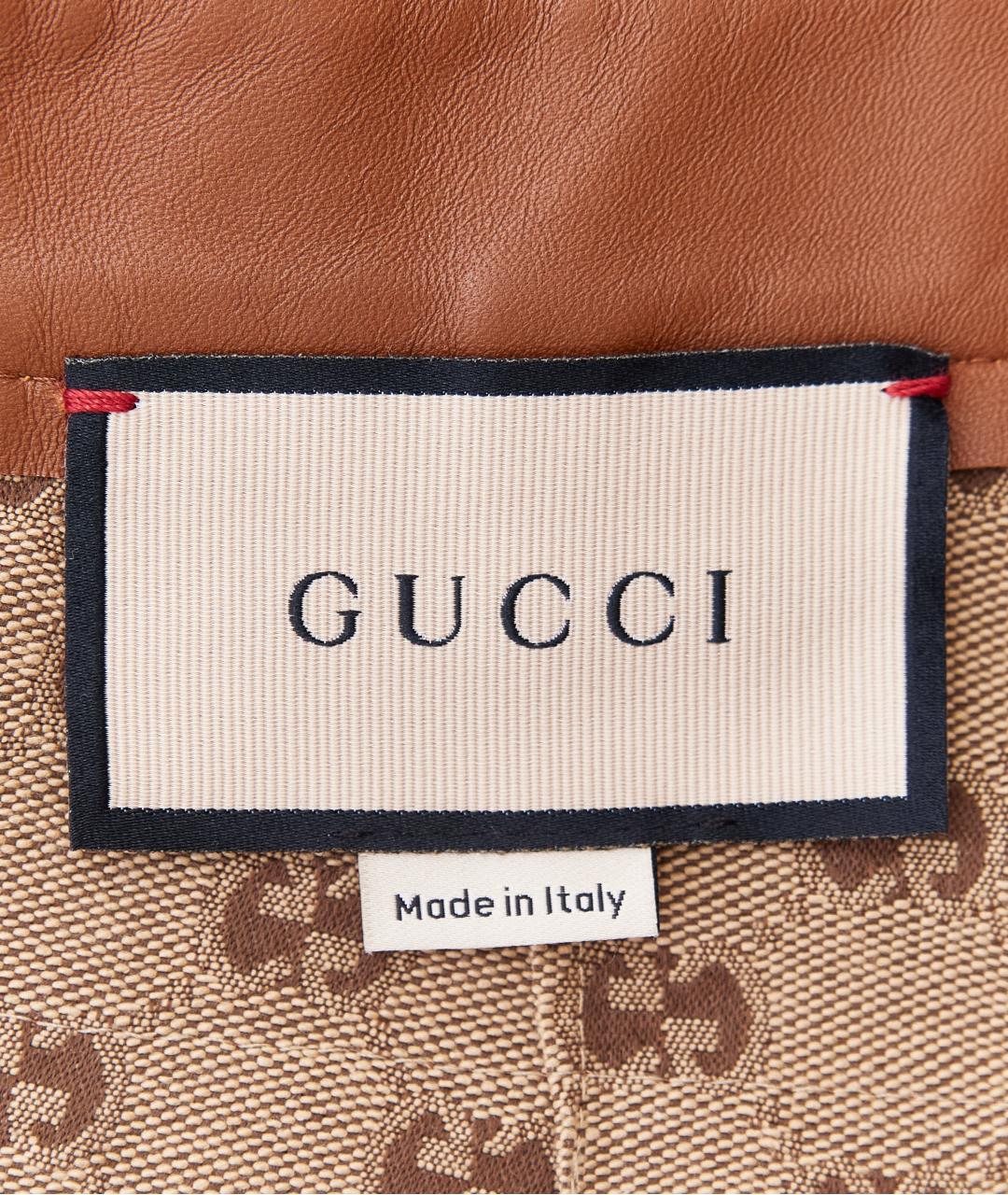 GUCCI Бежевые хлопковые шорты, фото 5