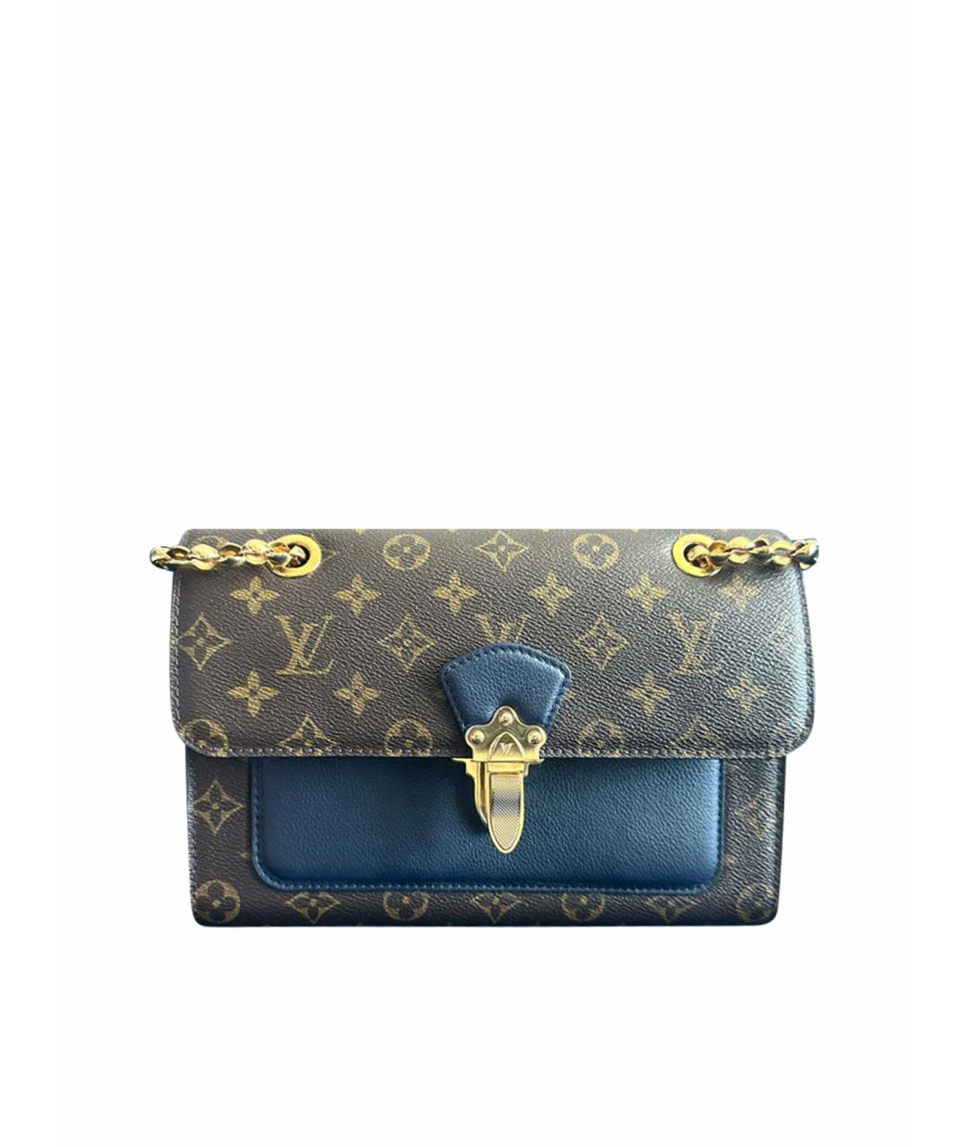 LOUIS VUITTON PRE-OWNED Коричневая кожаная сумка через плечо, фото 1