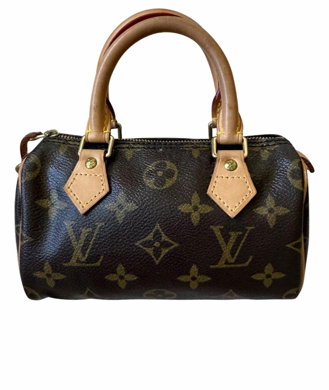 LOUIS VUITTON PRE-OWNED Коричневая сумка с короткими ручками, фото 1