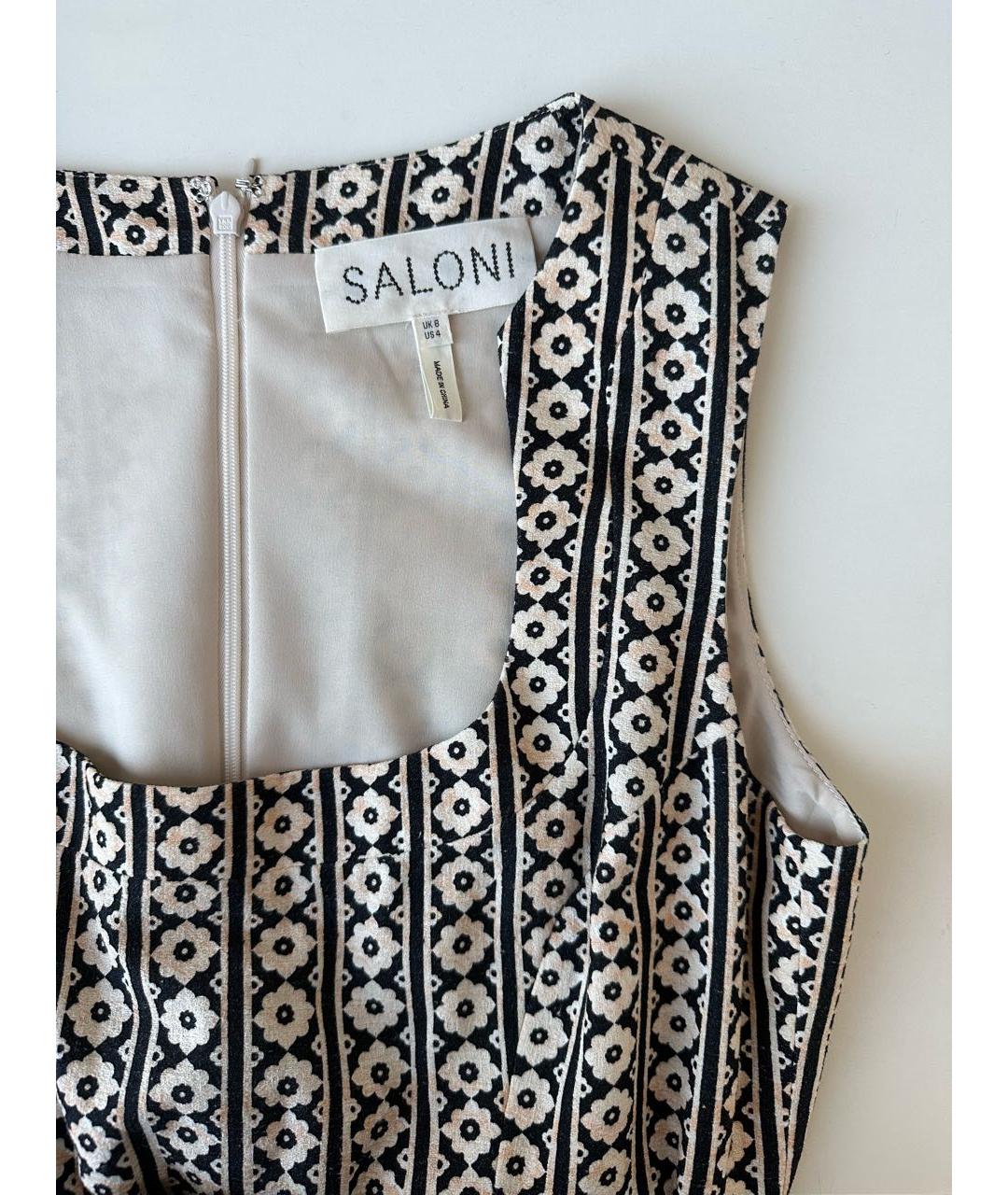 SALONI Мульти хлопковое повседневное платье, фото 4