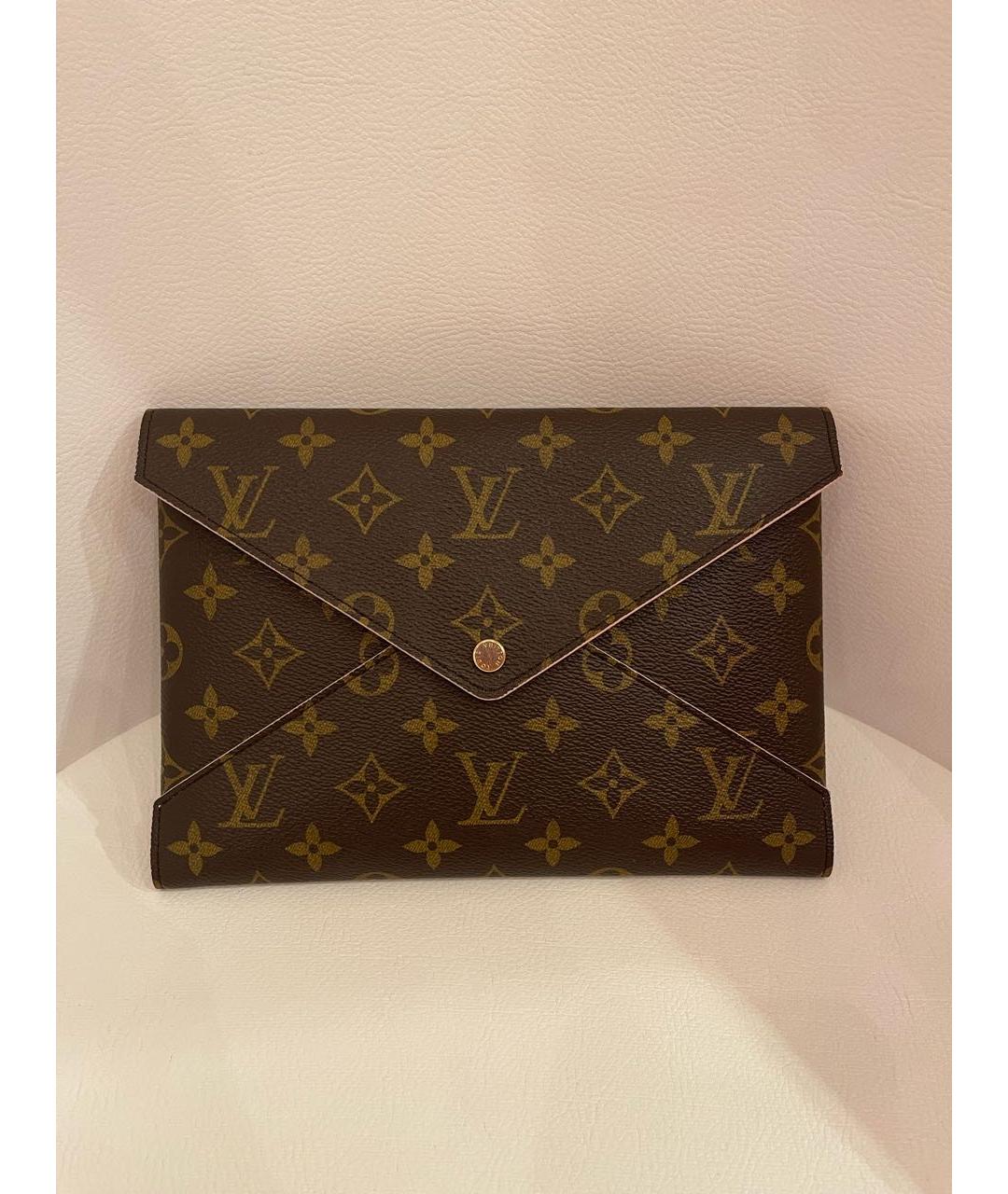 LOUIS VUITTON PRE-OWNED Коричневый кошелек, фото 9