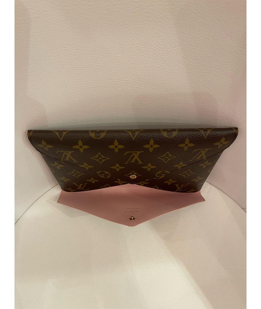 LOUIS VUITTON PRE-OWNED Коричневый кошелек, фото 3