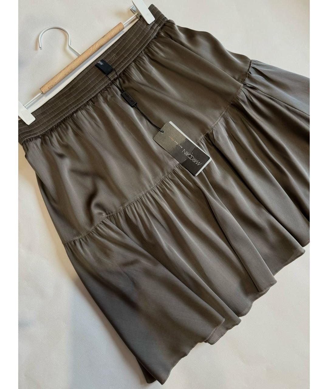 MARC CAIN Шелковая юбка мини, фото 4