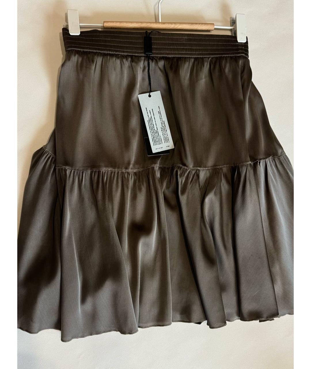 MARC CAIN Шелковая юбка мини, фото 2