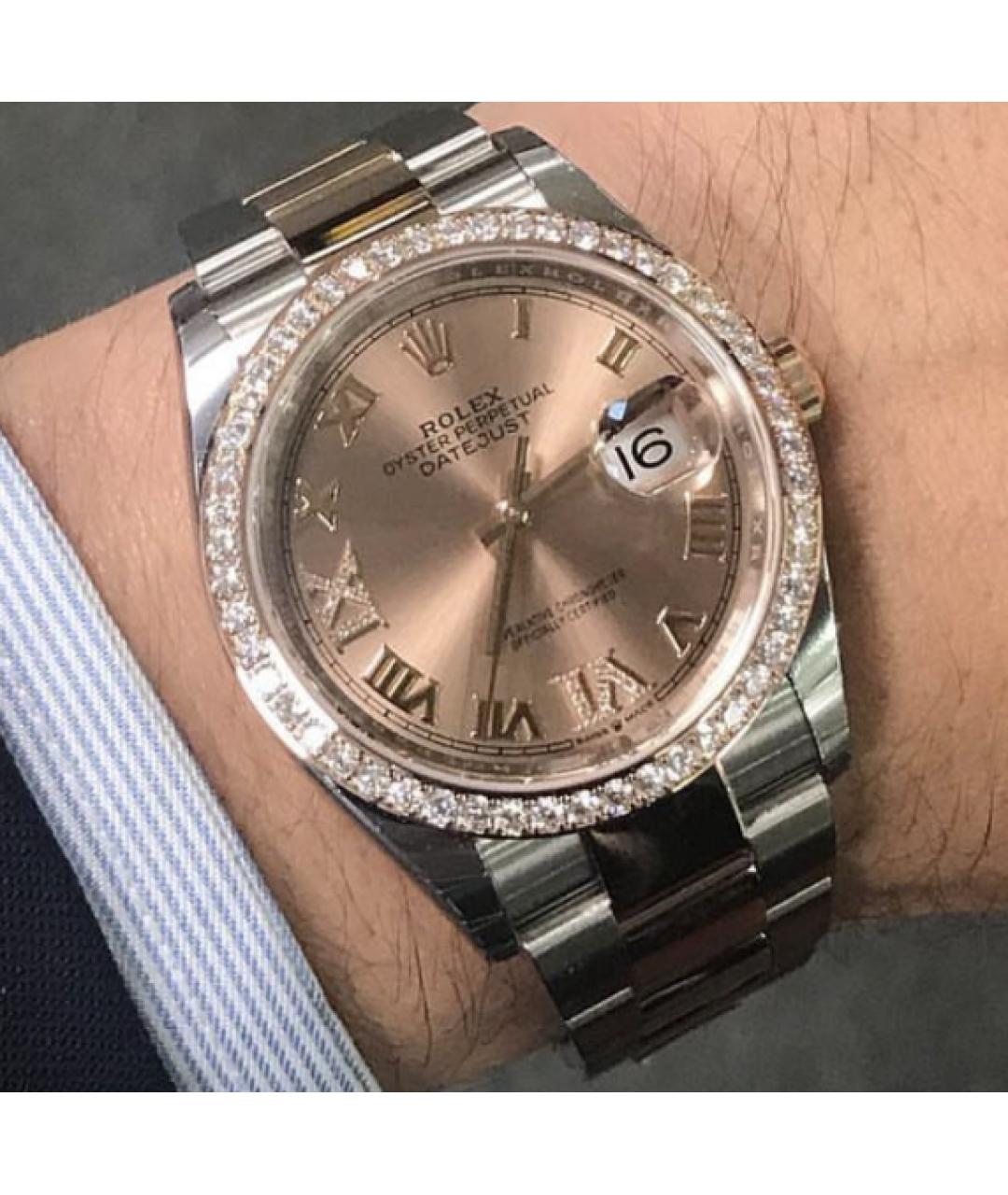 ROLEX Оранжевое часы из розового золота, фото 2