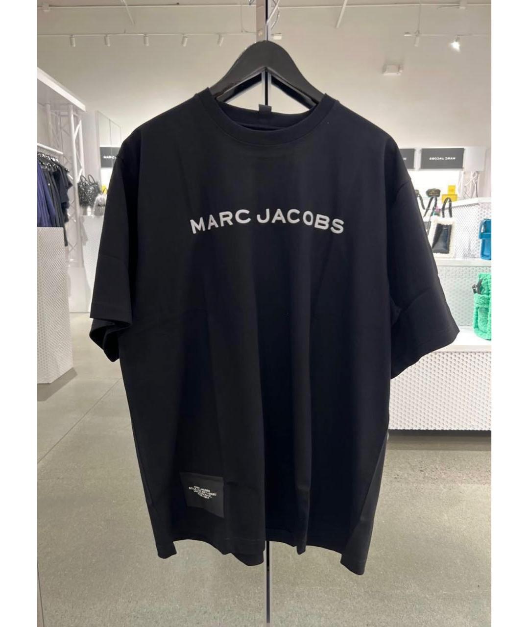 MARC JACOBS Черная хлопковая футболка, фото 6