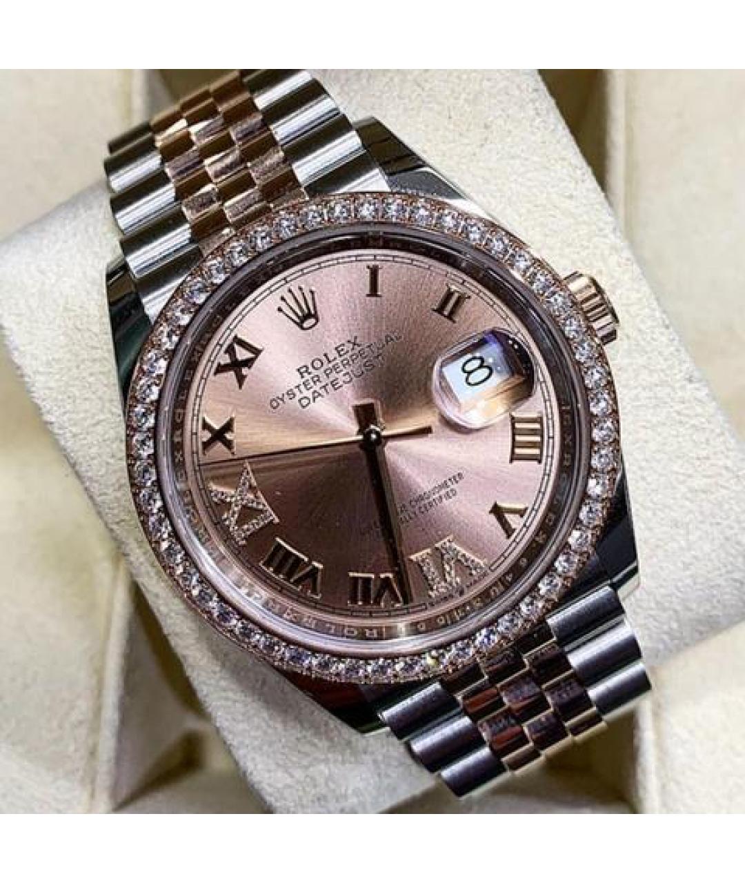 ROLEX Оранжевое часы из розового золота, фото 2