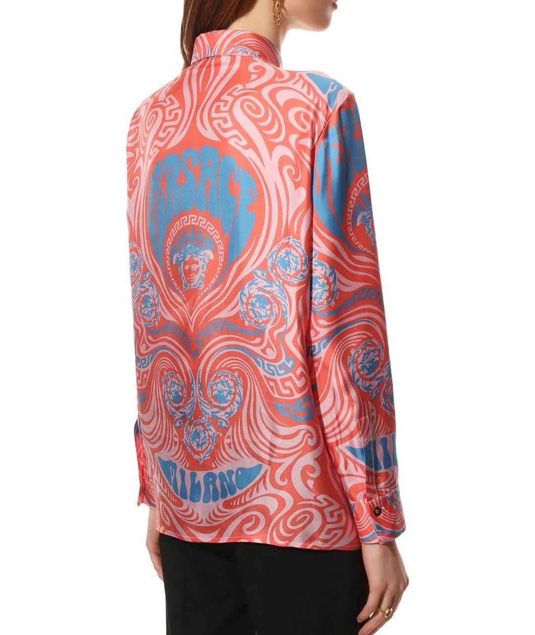 VERSACE Шелковая блузы, фото 4