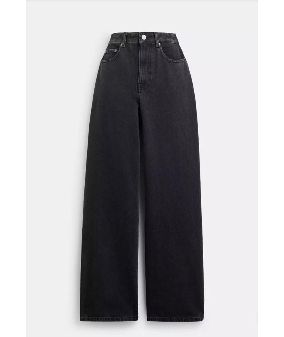 COACH Черные хлопковые прямые джинсы, фото 5