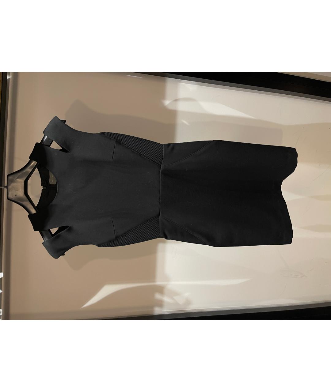 PROENZA SCHOULER Черное ацетатное повседневное платье, фото 5