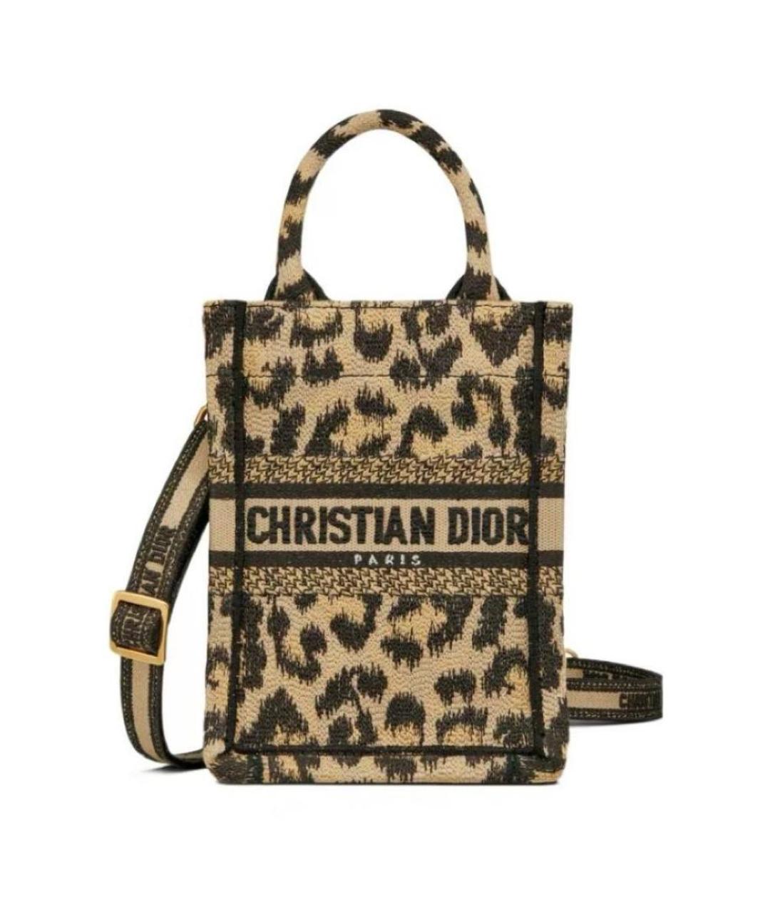 CHRISTIAN DIOR PRE-OWNED Коричневая сумка тоут, фото 1