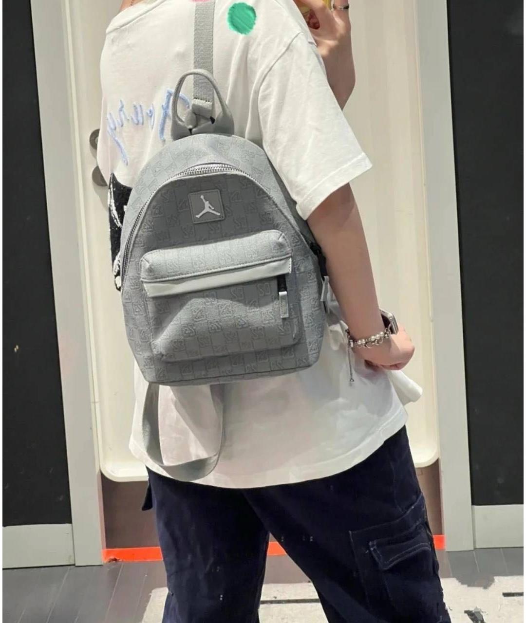 JORDAN Серый тканевый рюкзак, фото 5
