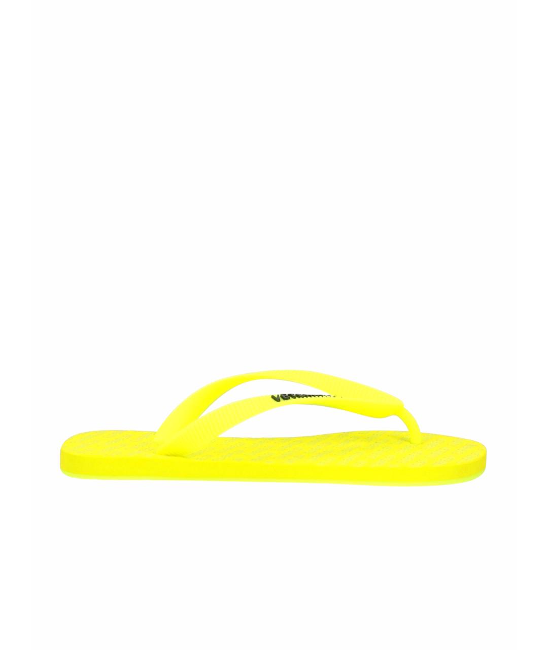 VETEMENTS Желтые резиновые шлепанцы, фото 1