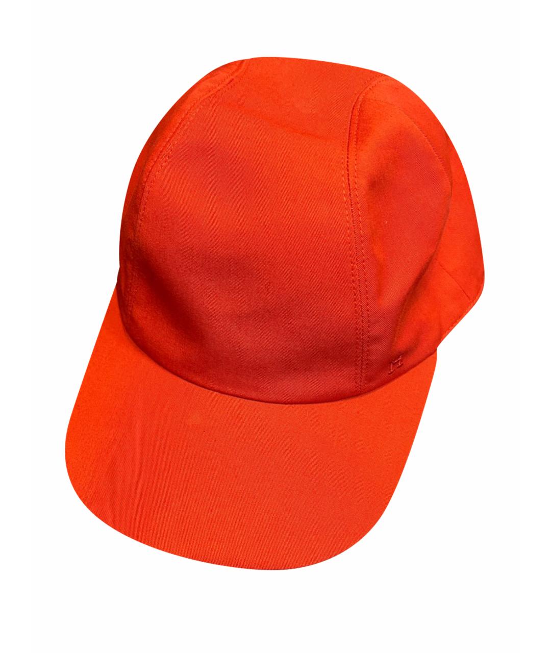 HERMES PRE-OWNED Красная хлопковая кепка/бейсболка, фото 1