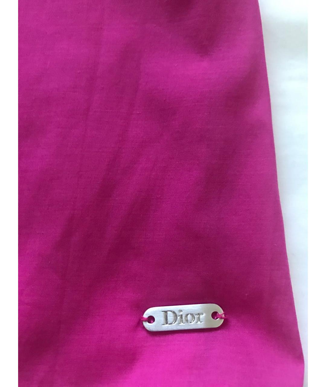 CHRISTIAN DIOR PRE-OWNED Розовая шелковая туника, фото 4