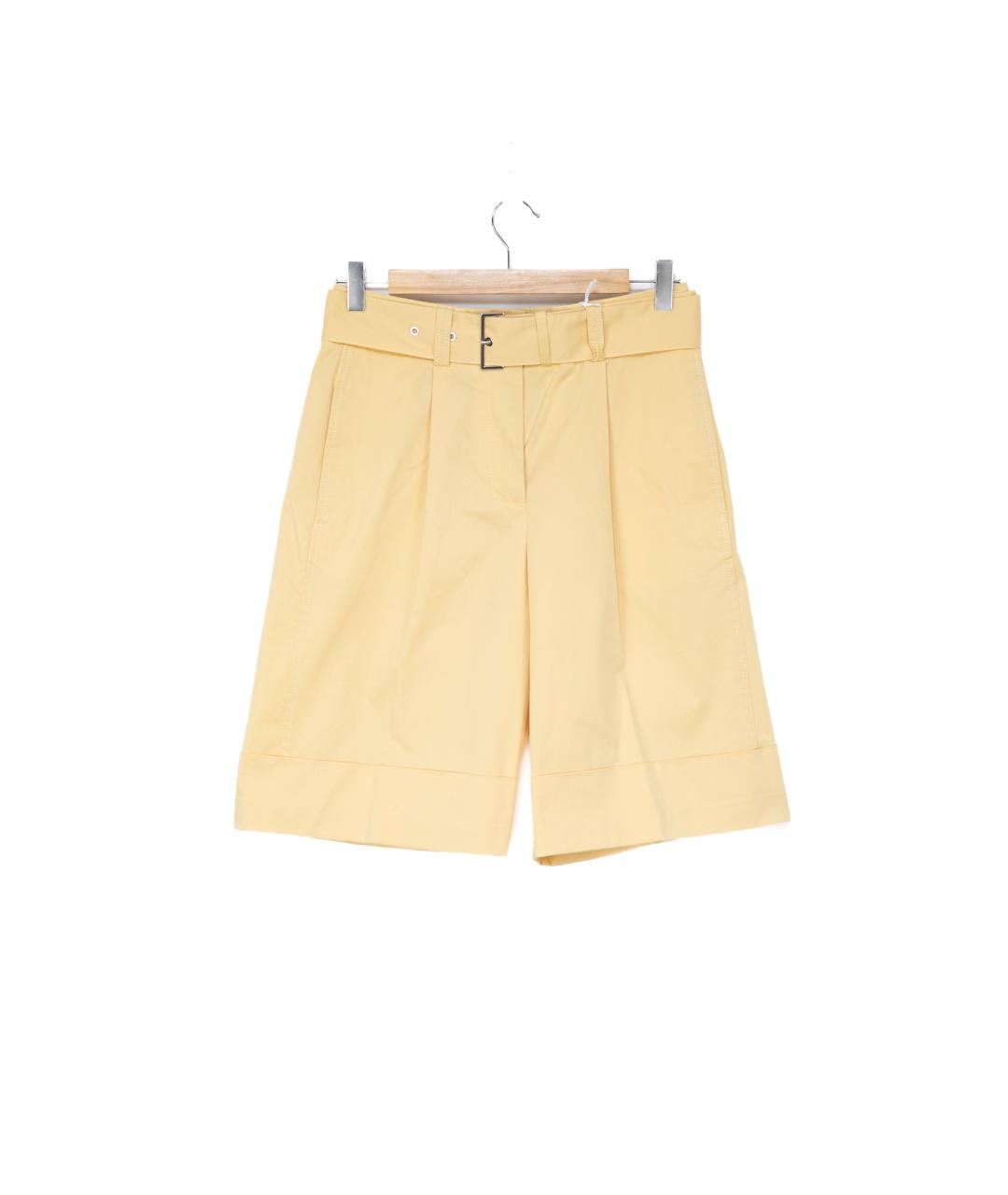 PESERICO Желтые хлопковые шорты, фото 5