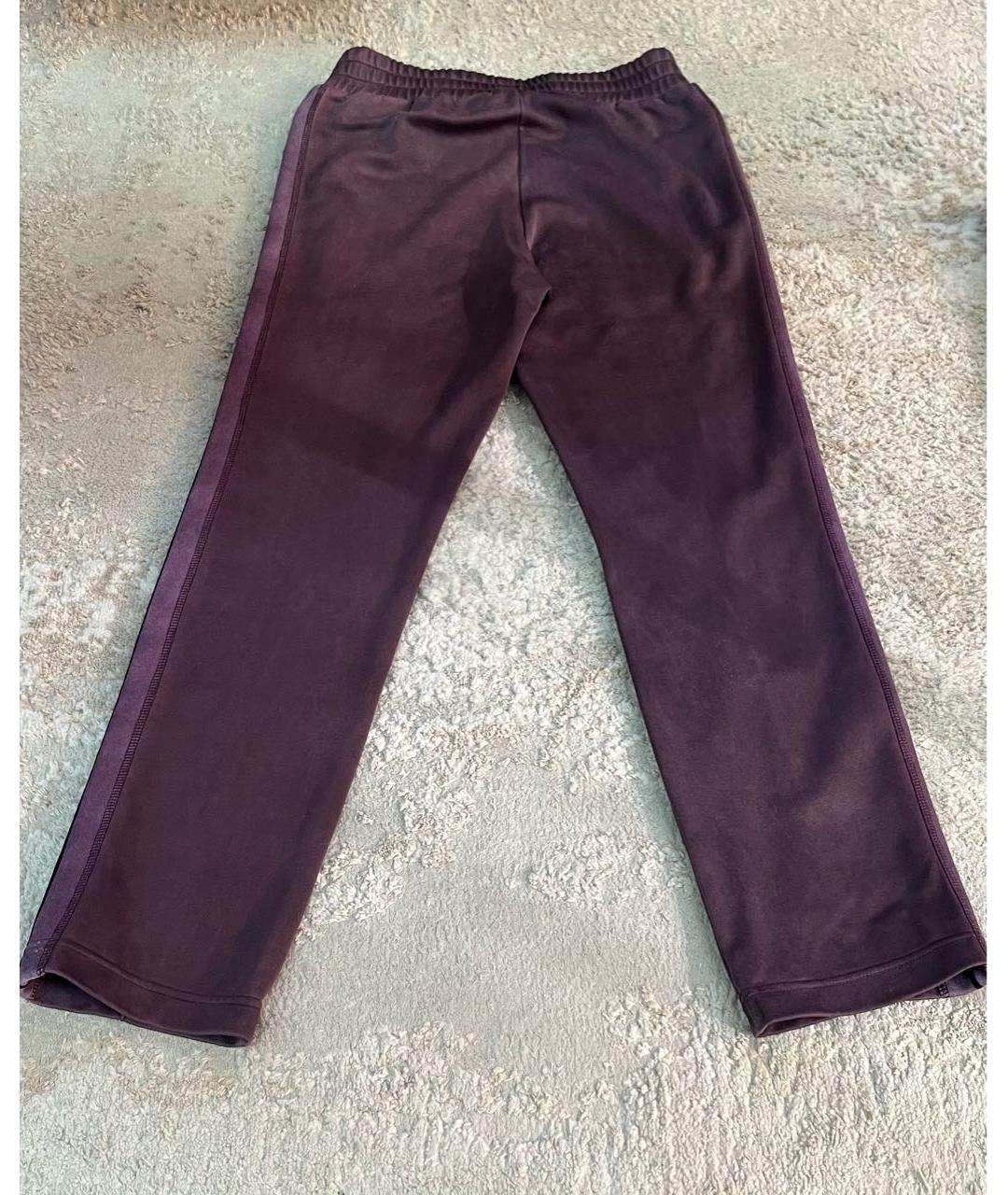 PALM ANGELS Фиолетовые синтетические спортивные брюки и шорты, фото 8