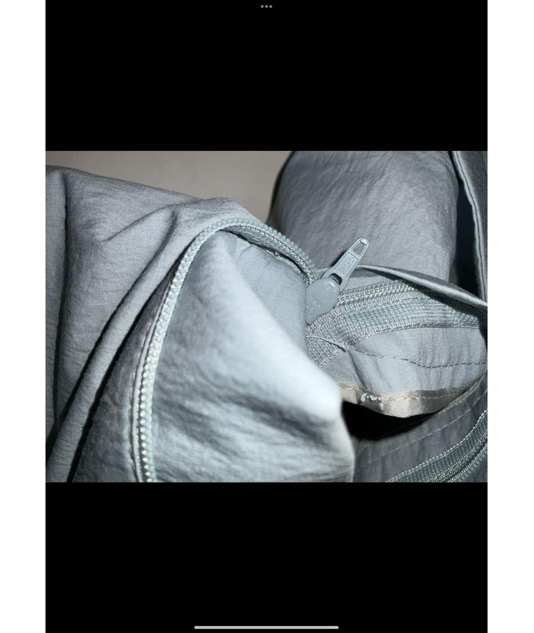 BRUNELLO CUCINELLI Голубые хлопковые брюки широкие, фото 4