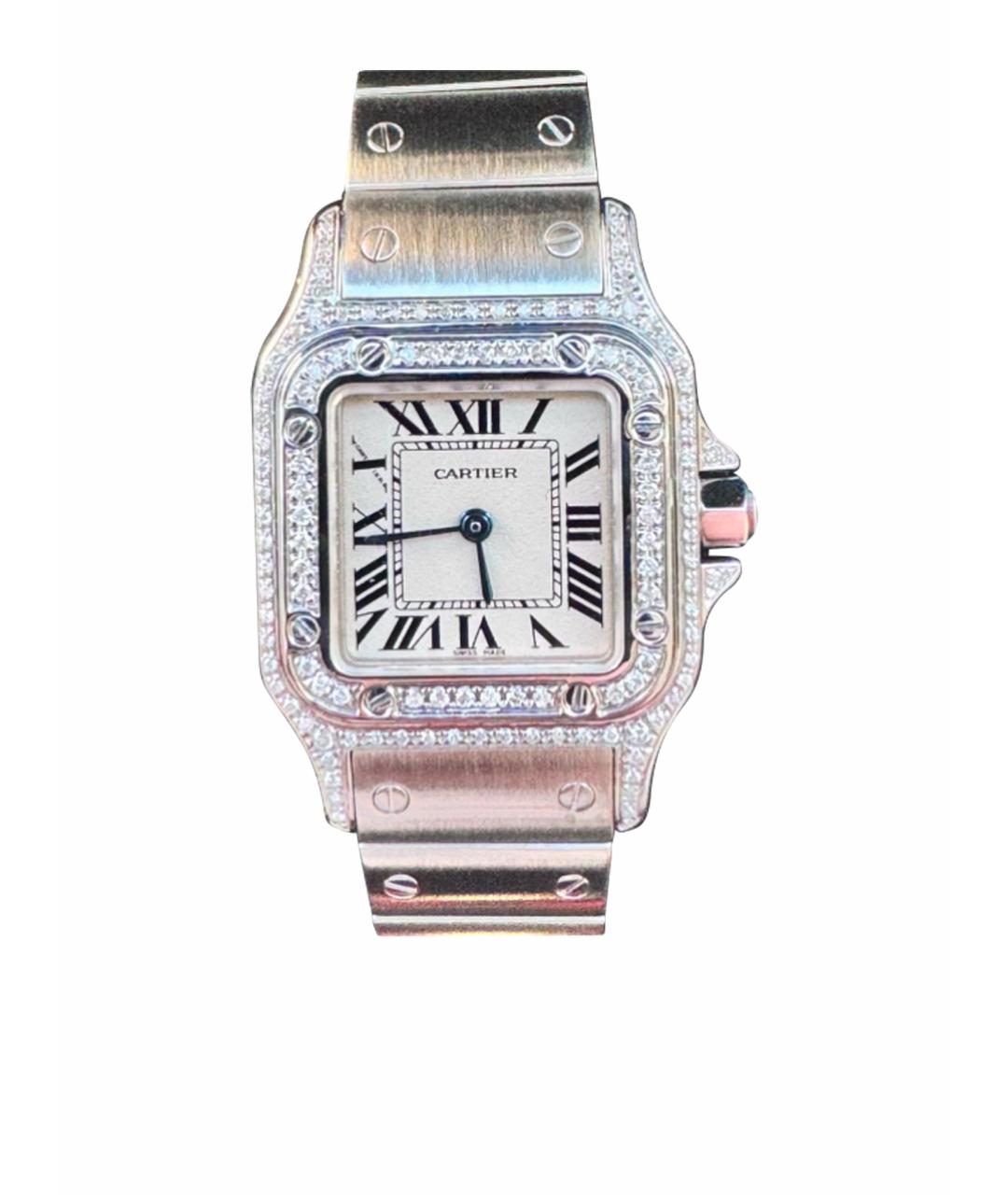 CARTIER Белые часы, фото 1