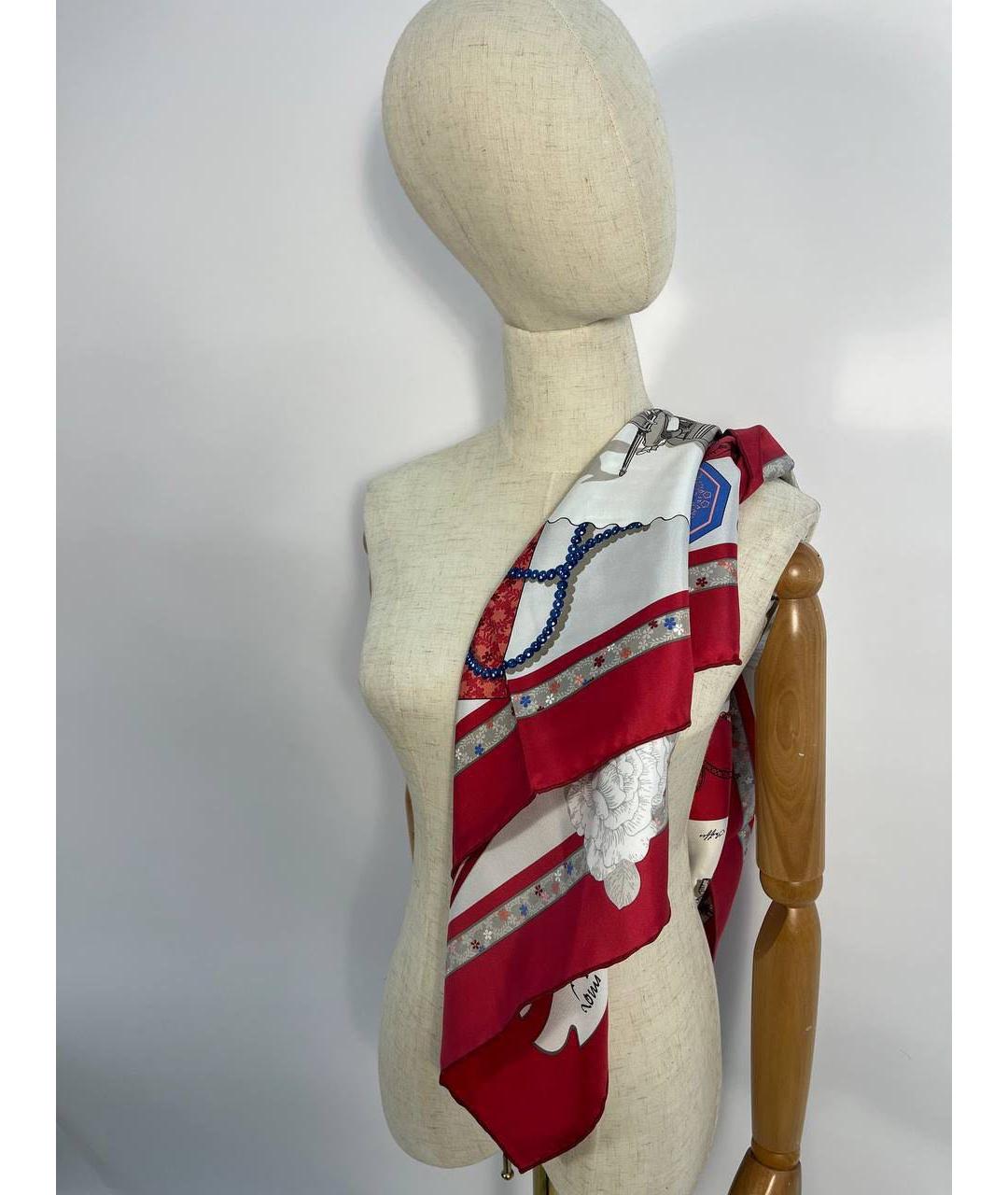 CARTIER Мульти шелковый платок, фото 2