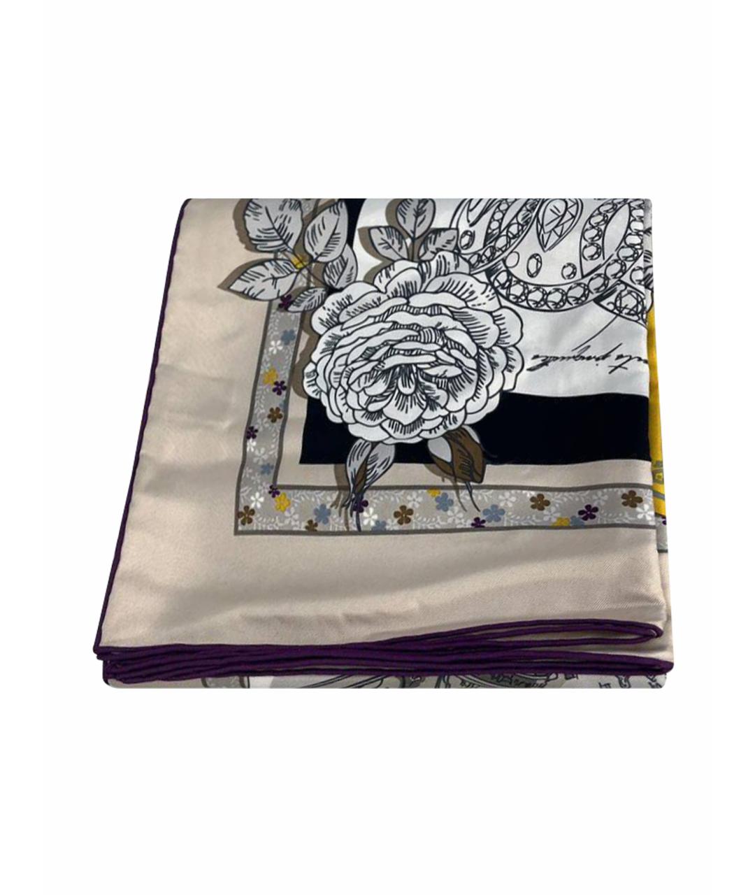 CARTIER Мульти шелковый платок, фото 1