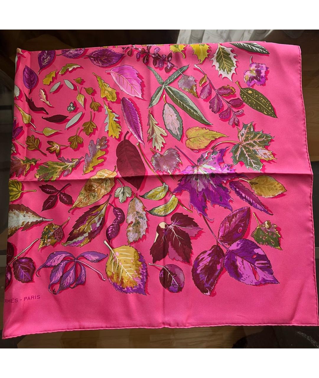 HERMES PRE-OWNED Фиолетовый шелковый платок, фото 7