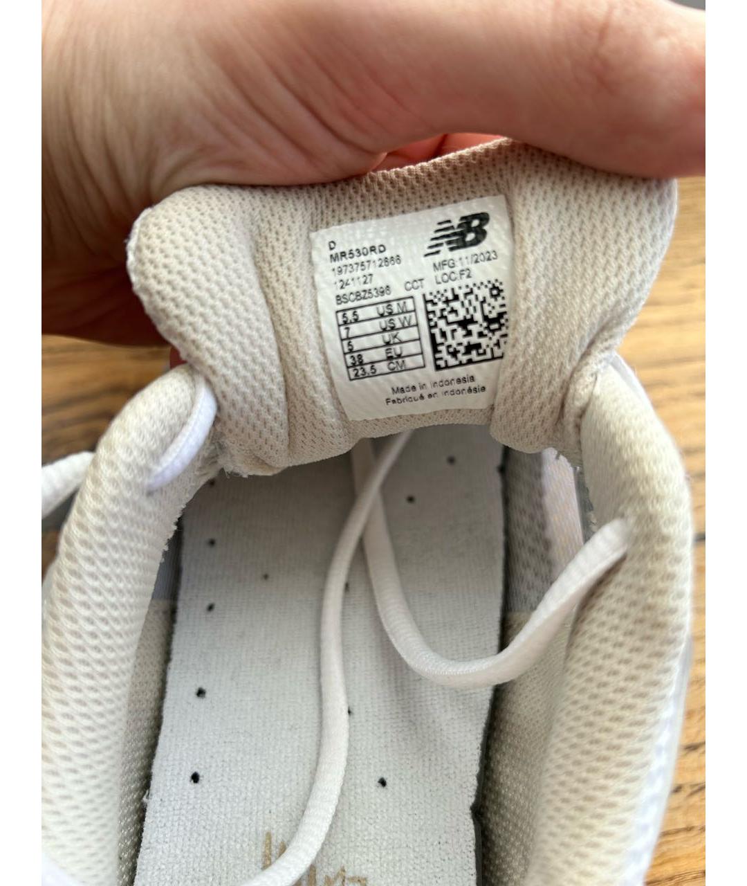NEW BALANCE Белые синтетические кроссовки, фото 5