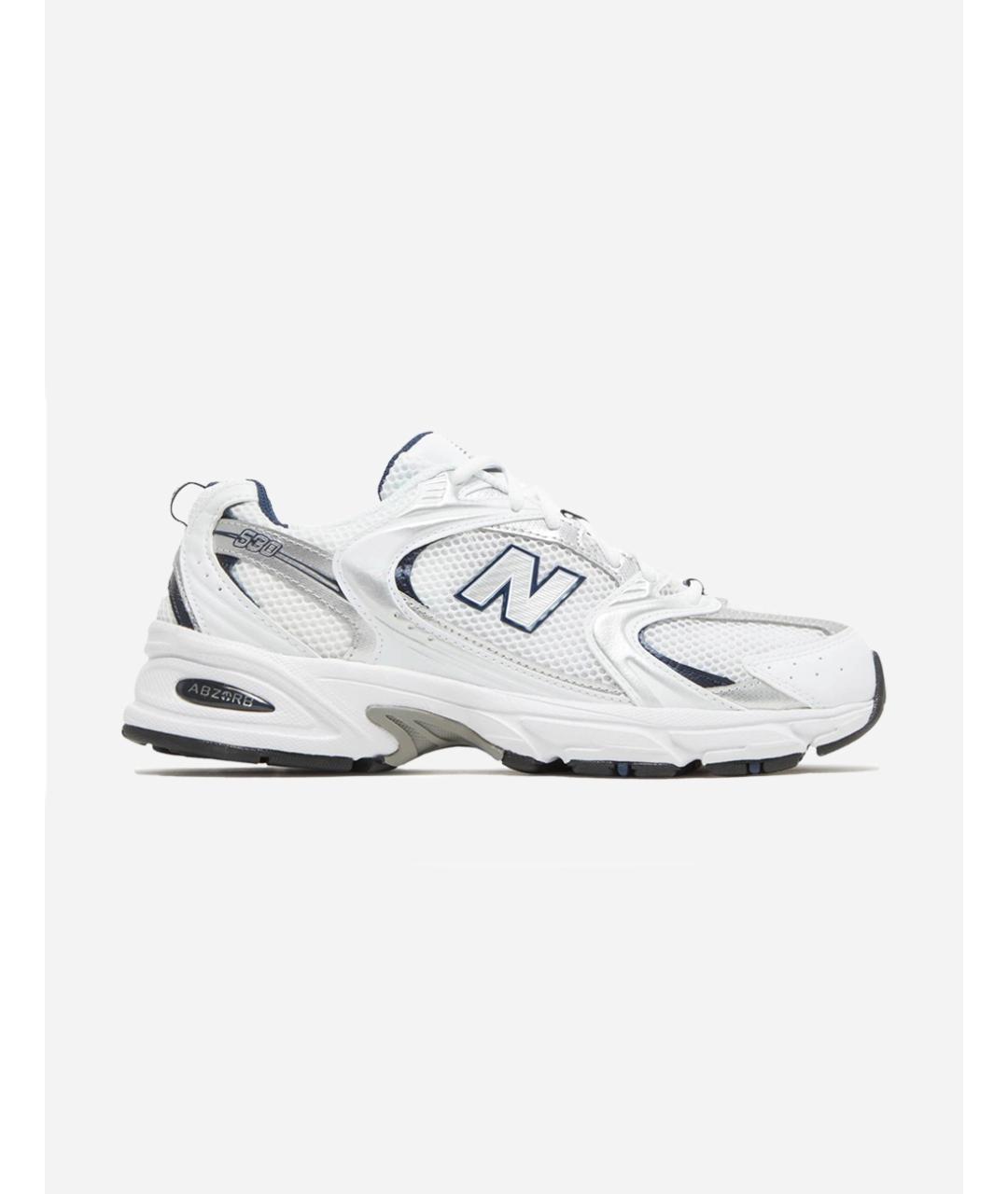 NEW BALANCE Белые текстильные низкие кроссовки / кеды, фото 4
