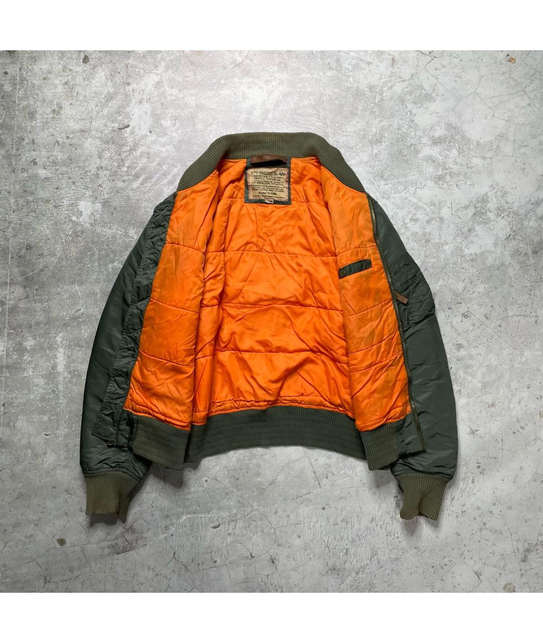 ALPHA INDUSTRIES Зеленая куртка, фото 4