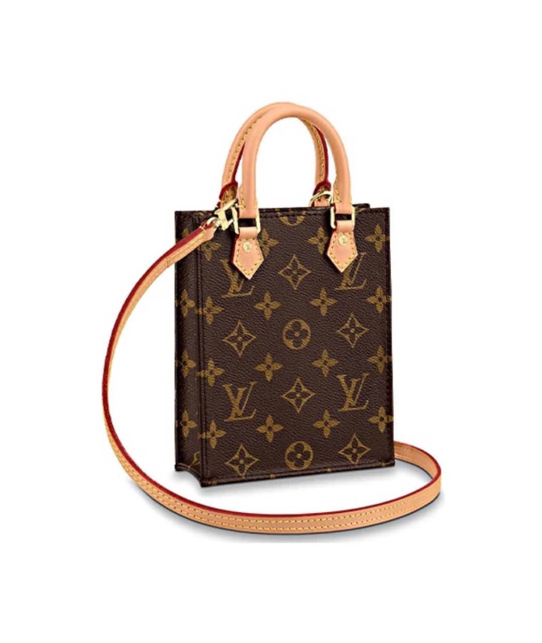 LOUIS VUITTON PRE-OWNED Коричневая сумка тоут, фото 1