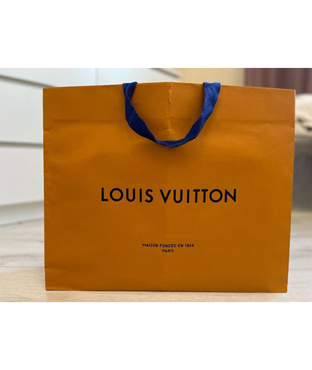 LOUIS VUITTON PRE-OWNED Бордовая кожаная сумка через плечо, фото 7