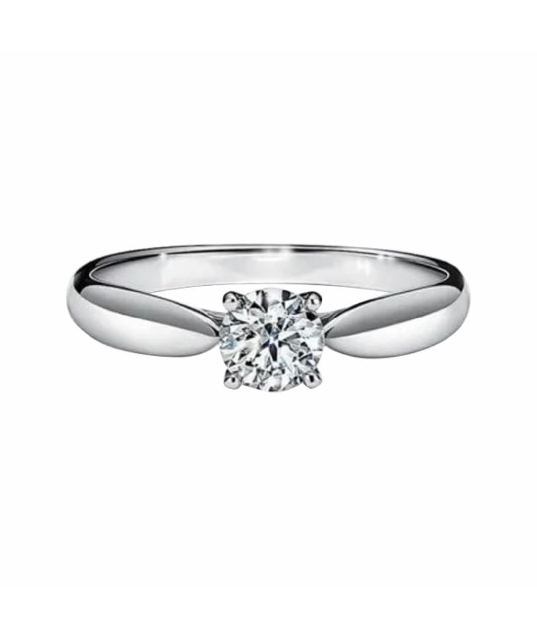 TIFFANY&CO Белое платиновое кольцо, фото 1