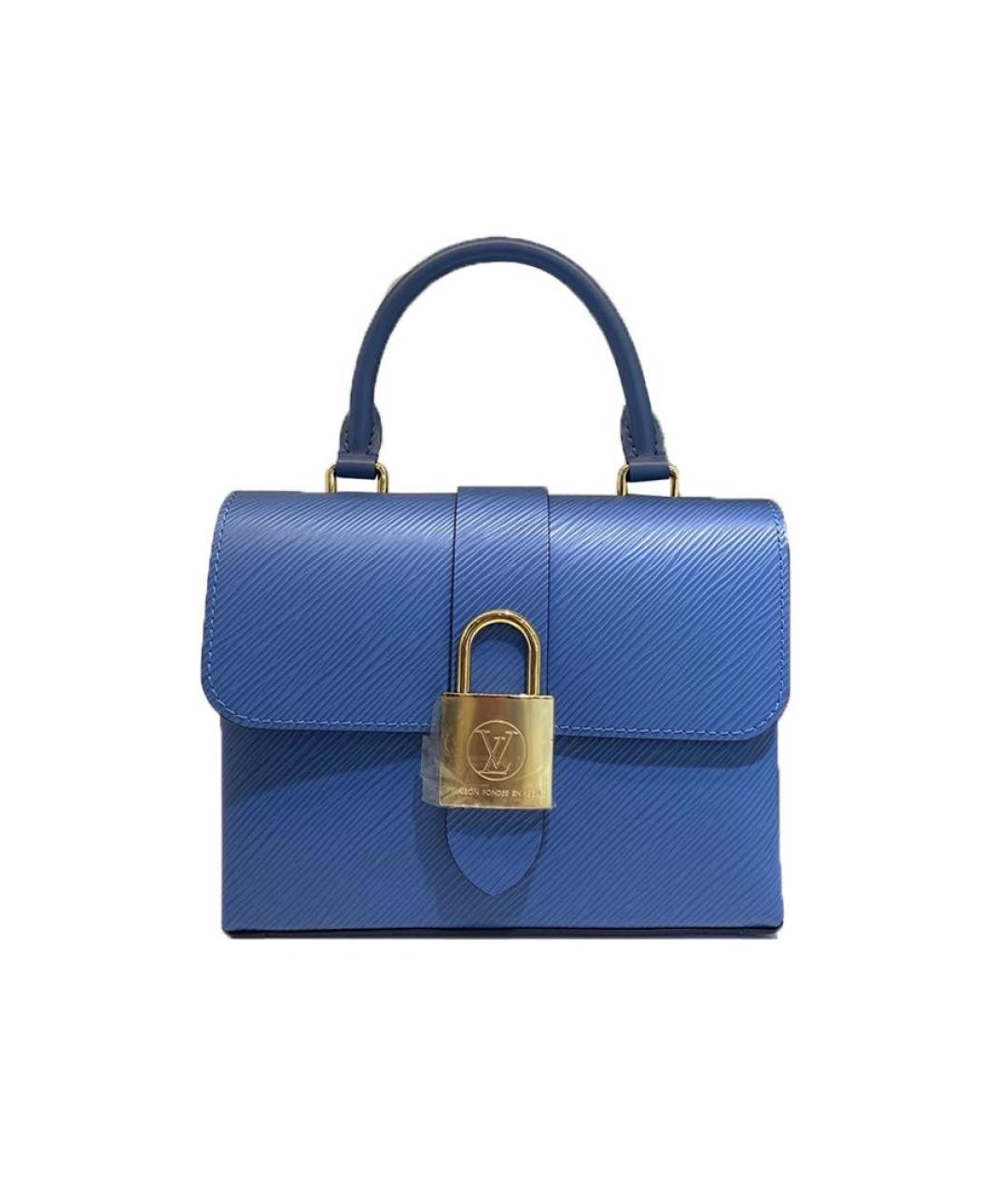 LOUIS VUITTON PRE-OWNED Синяя сумка с короткими ручками, фото 1