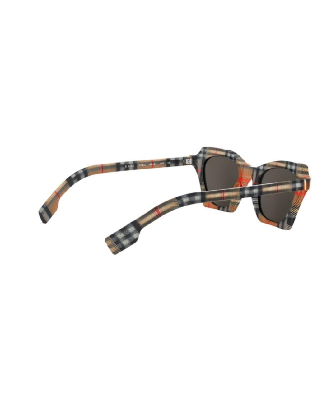 BURBERRY Коричневые солнцезащитные очки, фото 3