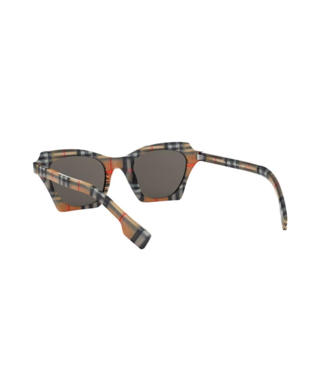 BURBERRY Коричневые солнцезащитные очки, фото 2
