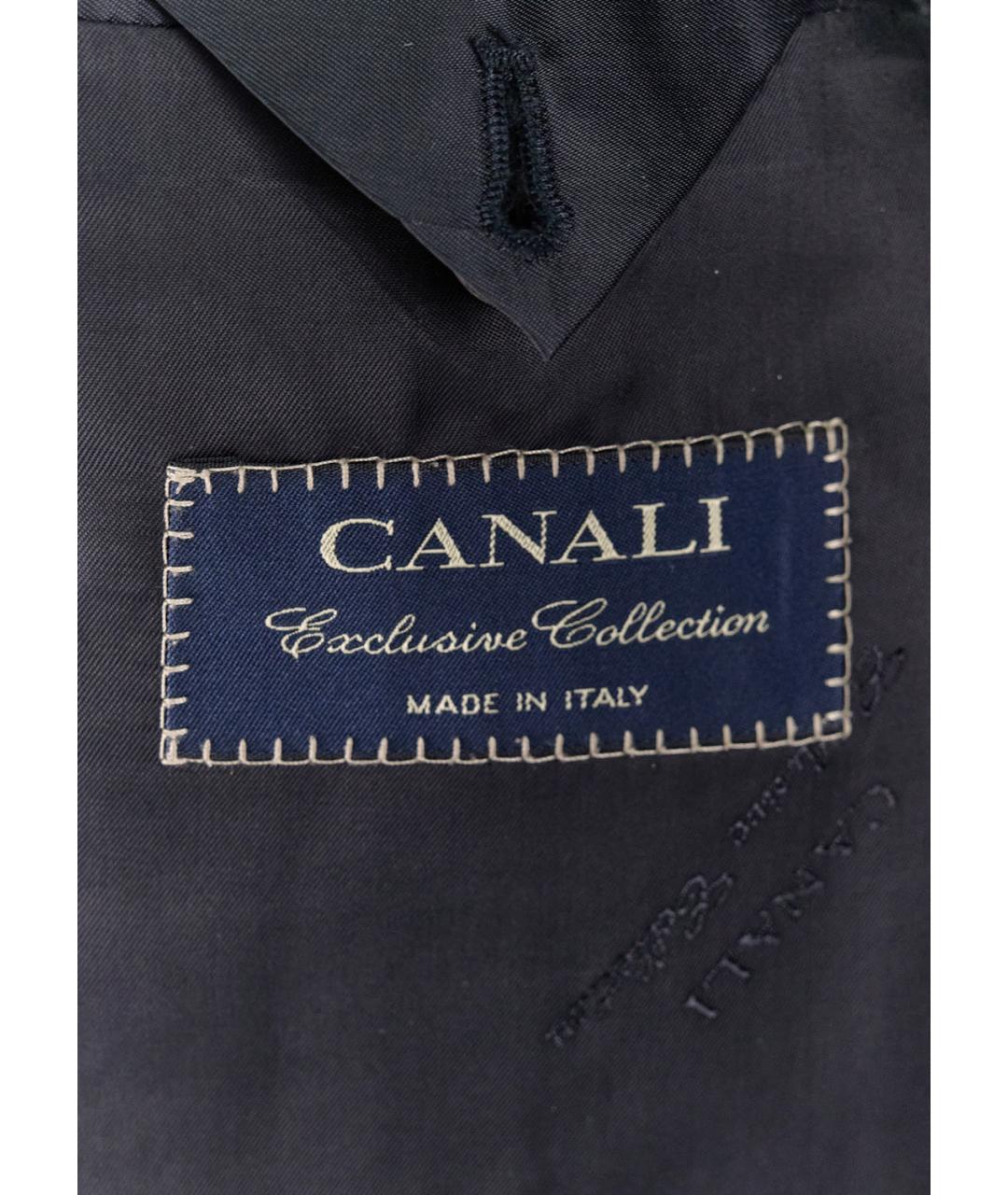 CANALI Темно-синий классический костюм, фото 3