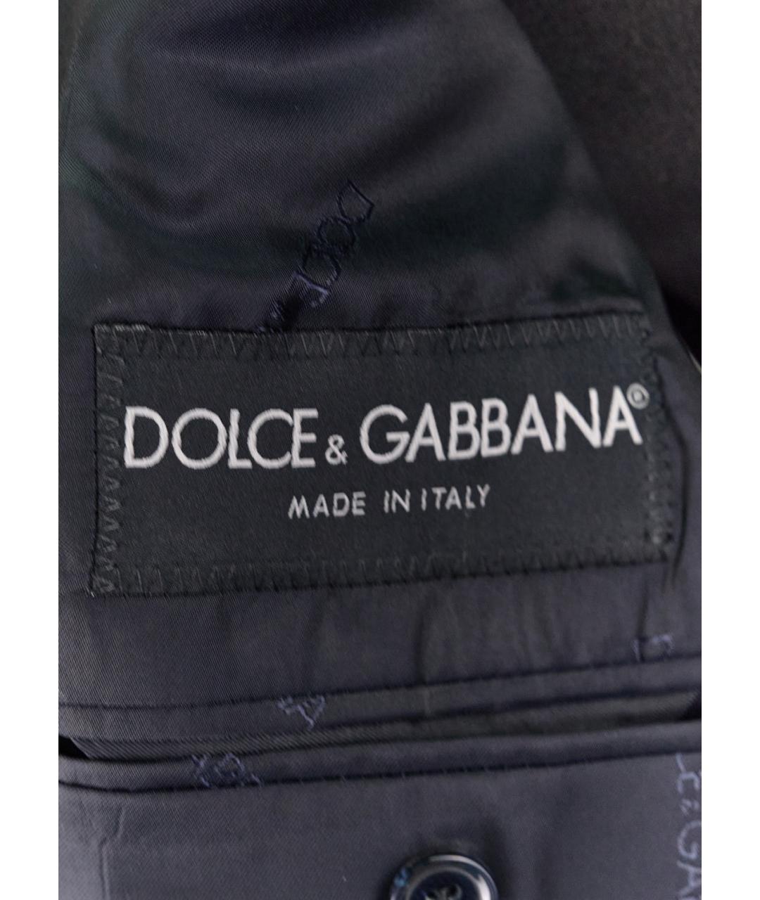 DOLCE&GABBANA Черный классический костюм, фото 3