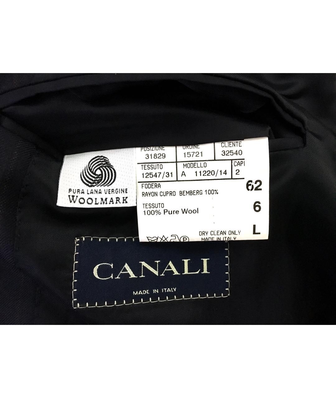CANALI Черный классический костюм, фото 7