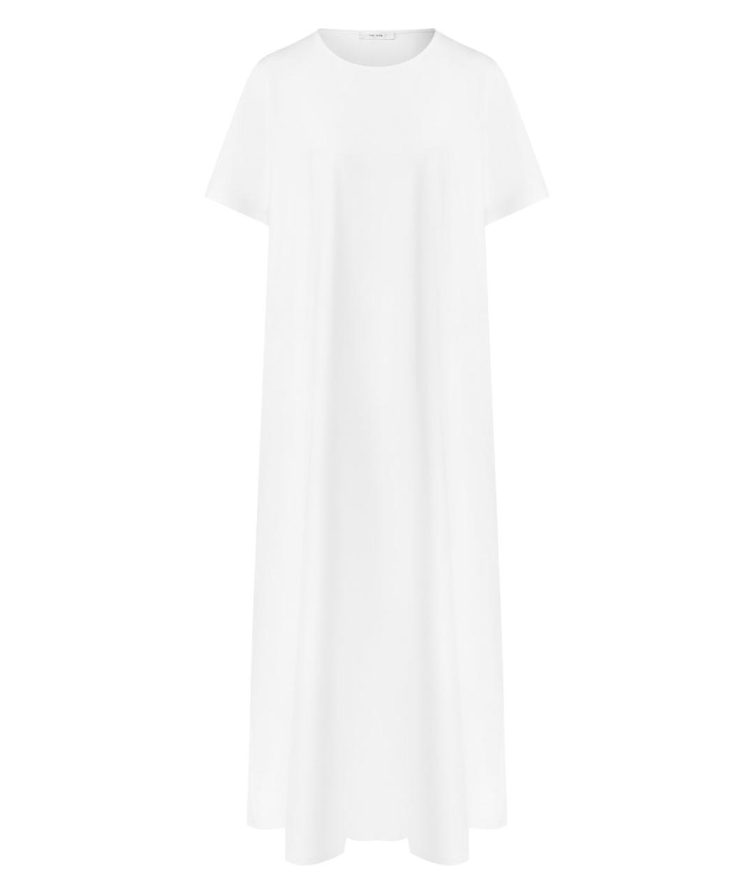 THE ROW Белое хлопковое повседневное платье, фото 1