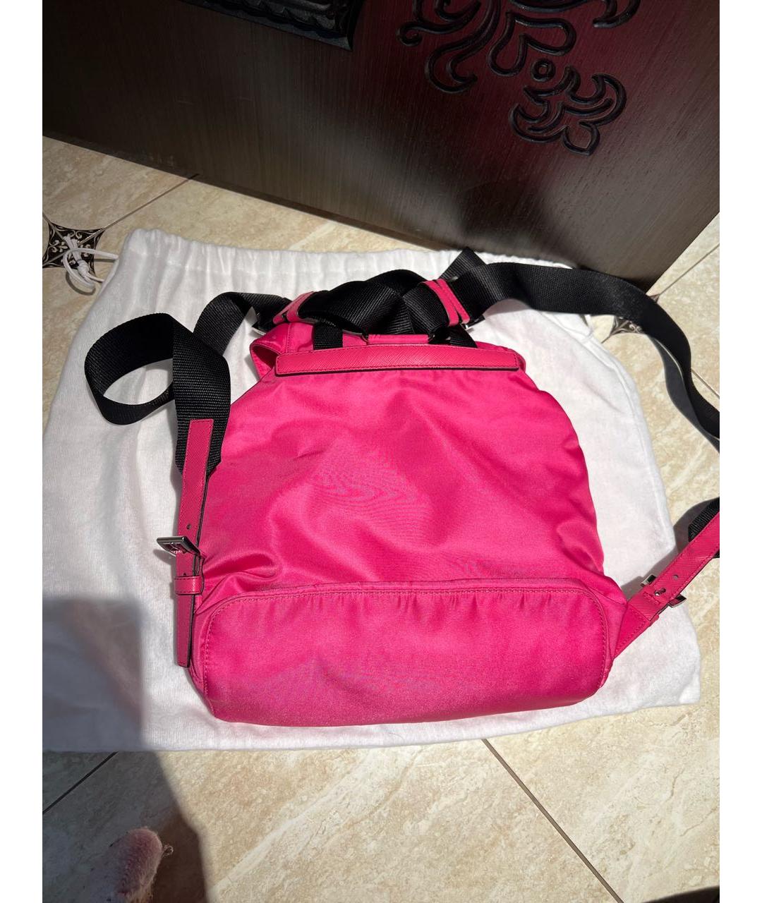PRADA Розовый рюкзак, фото 3