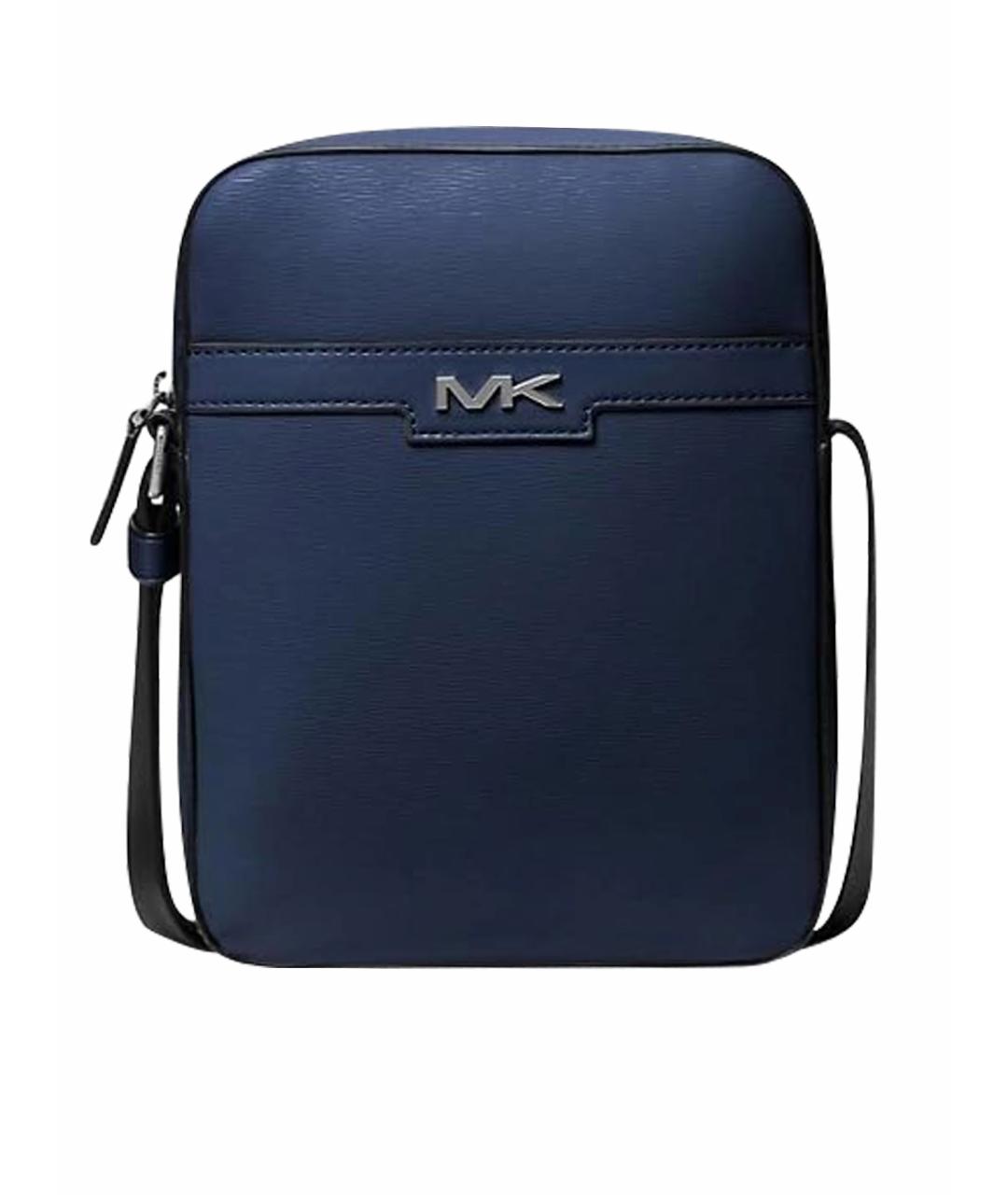 MICHAEL KORS Темно-синяя сумка на плечо из искусственной кожи, фото 1