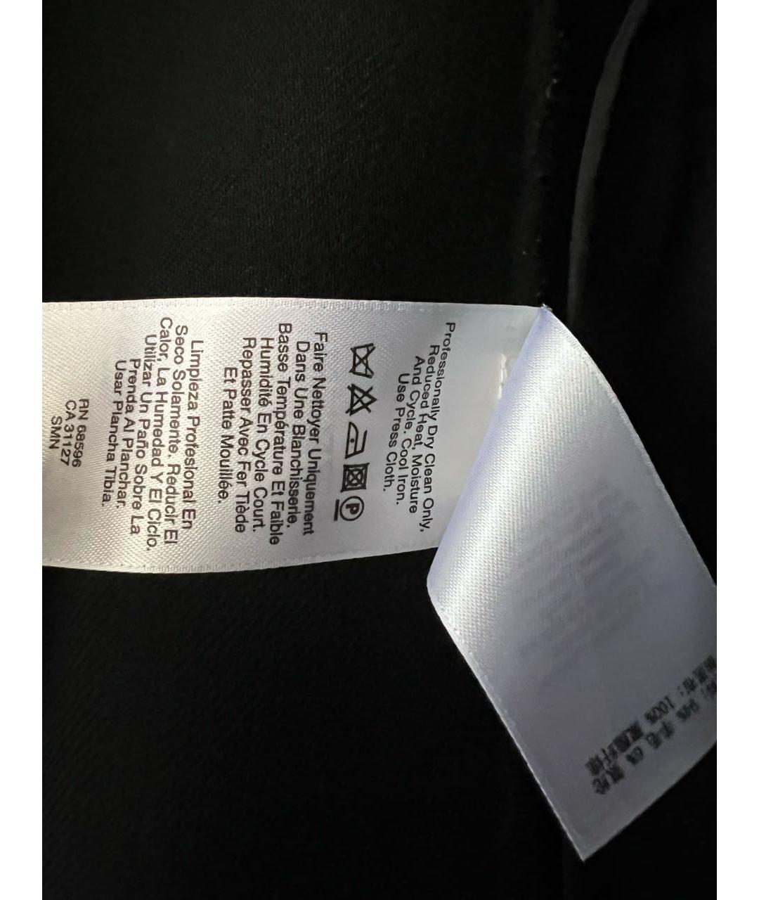 DKNY Черный шерстяной жакет/пиджак, фото 6