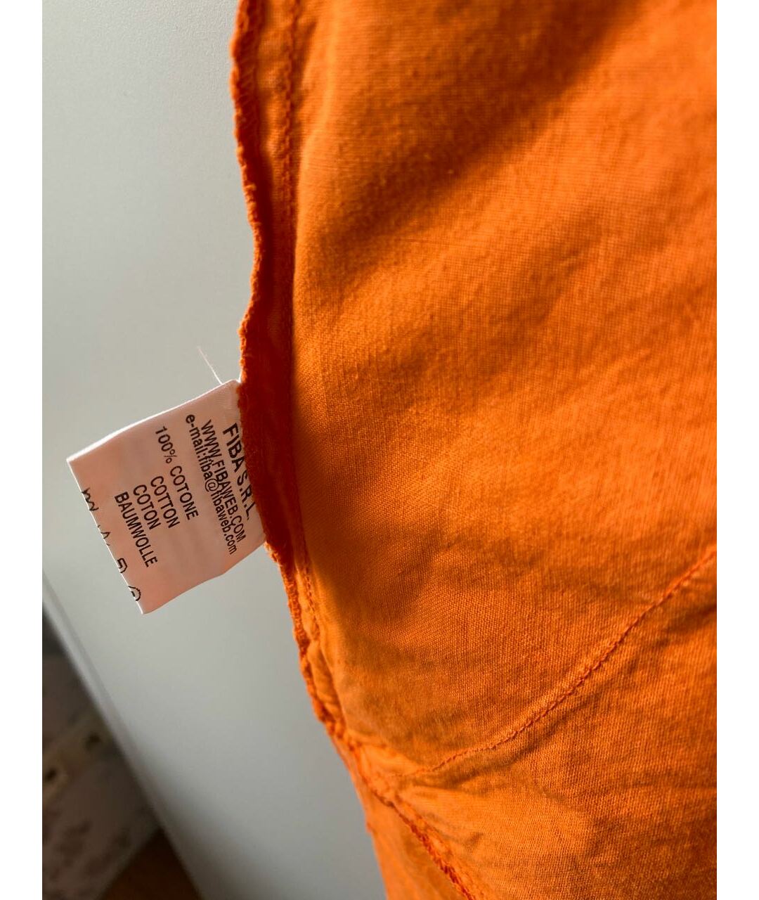 EMANUEL UNGARO Оранжевое хлопковые прямые брюки, фото 6