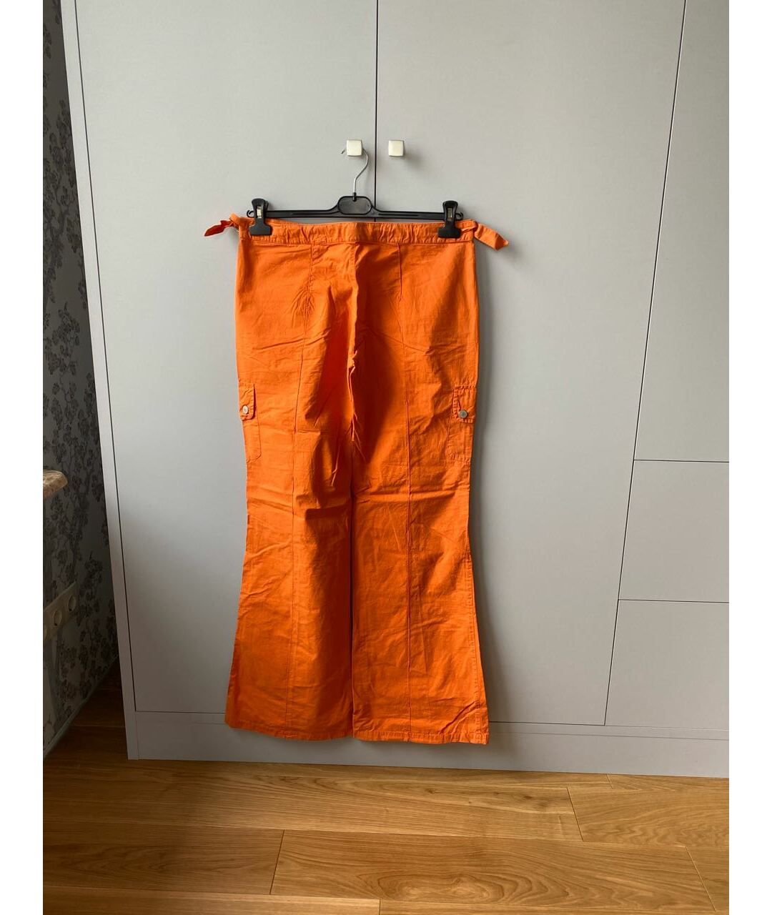 EMANUEL UNGARO Оранжевое хлопковые прямые брюки, фото 2