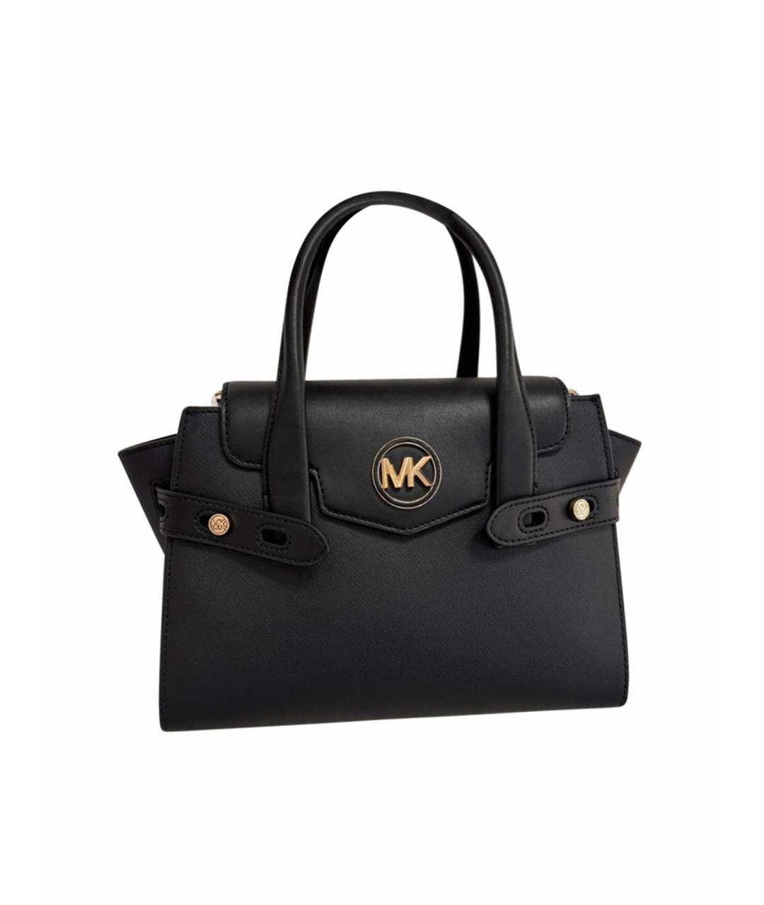 MICHAEL KORS Черная сумка тоут из искусственной кожи, фото 1