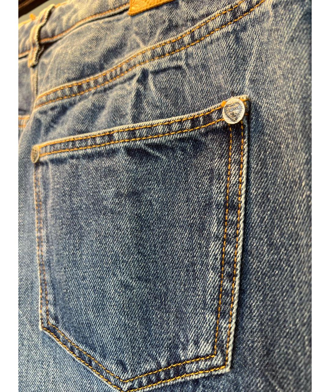 CHANEL PRE-OWNED Хлопковые джинсы слим, фото 7